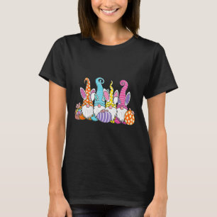 T-shirt Lapin de Pâques Gnome de printemps Chasse aux œufs