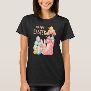 T-shirt Lapin de Pâques Gnome Gnome de jardin Oeuf de Pâqu