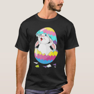 T-shirt Lapin De Pâques Hatchs D'Oeufs Drôle