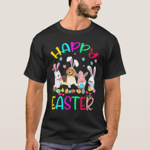 T-shirt Lapin de Pâques heureux Chat Beagle Gnomes Enfants