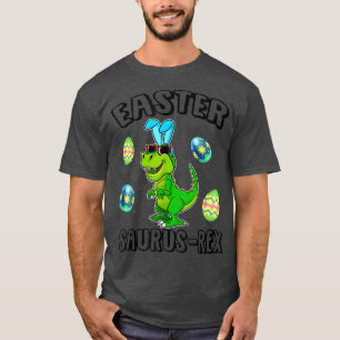 T-shirt Lapin de Pâques heureux Drôle de dinosaure Cadeaux