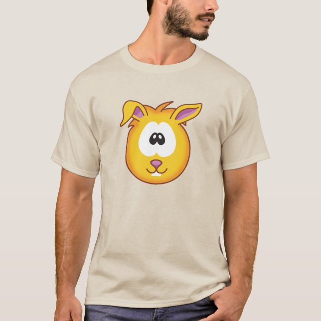 T-shirt Lapin de Pâques Jaune Sneezies (Devant)