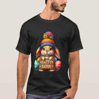 T-shirt Lapin de Pâques Joyeux Cute Chasse aux œufs Dimanc
