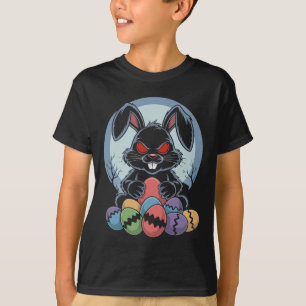 T-shirt Lapin de Pâques méchant épouvantable horreur aux y