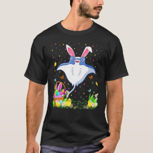 T-shirt Lapin de Pâques Œuf de Skate de Pêche Chasse Skate
