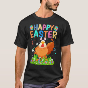 T-shirt Lapin de Pâques Œuf Poule Oiseau Dimanche de Pâque
