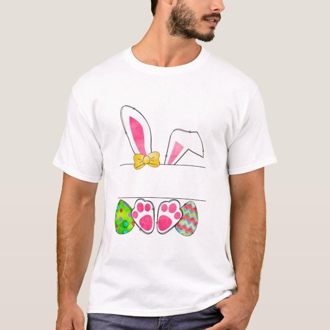 T-shirt Lapin de Pâques personnalisé. 293 (Devant)