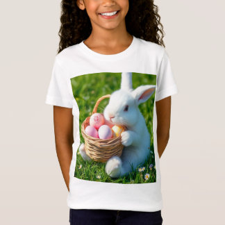T-Shirt Lapin De Pâques Pour Enfants