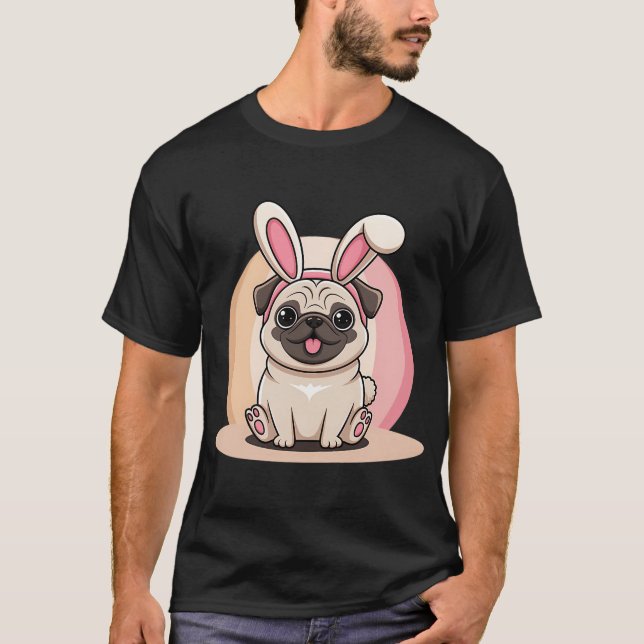 T-shirt Lapin de Pâques Puggy (Devant)