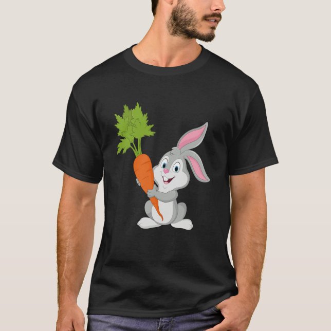 T-shirt Lapin de Pâques sucré Pâques  3 (Devant)