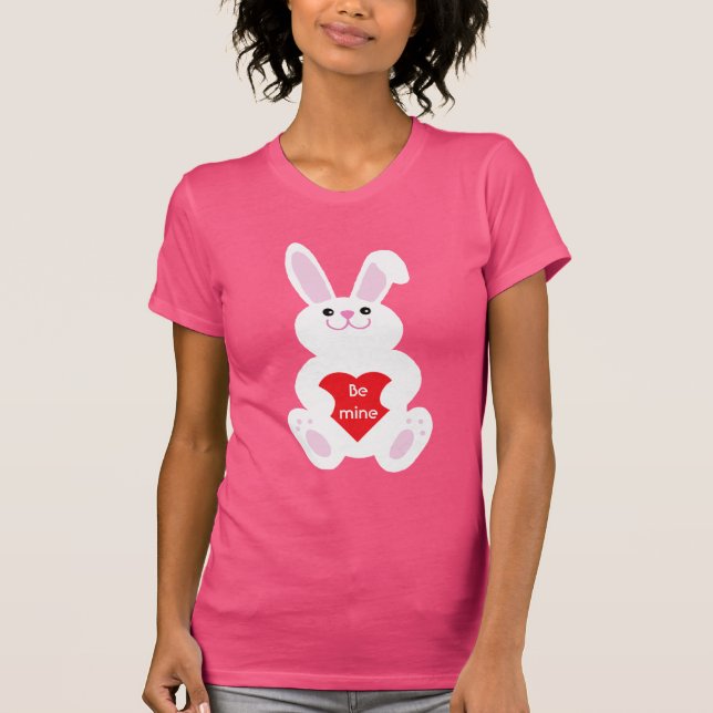 T-shirt Lapin de Valentine (Devant)