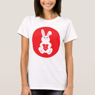 T-shirt Lapin de Valentine