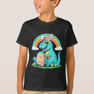 T-shirt Lapin d'œuf de dinosaure mignon Happy Eastrawr T R