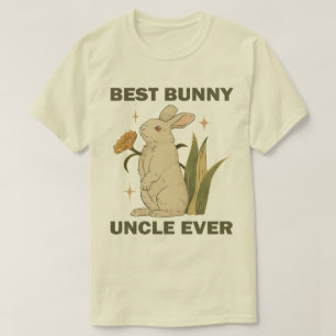 T-shirt Lapin Drôle, Meilleur Oncle De Lapin Jamais, Amour