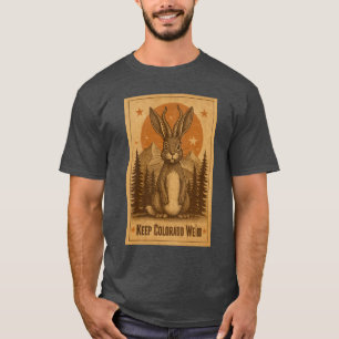T-shirt Lapin du Colorado avec Tentacules - Garder le Colo