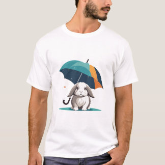 T-shirt Lapin du jour de pluie