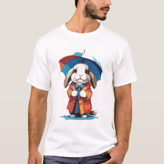 T-shirt Lapin du jour de pluie