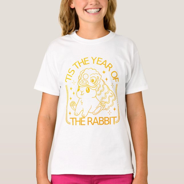 T-shirt Lapin du zodiaque chinois (Devant)