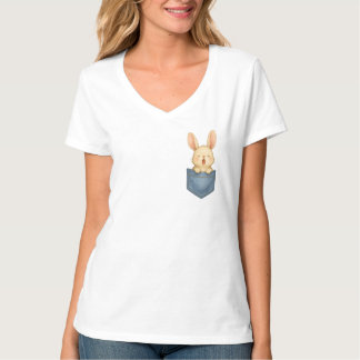 T-shirt Lapin Endormi de Poche