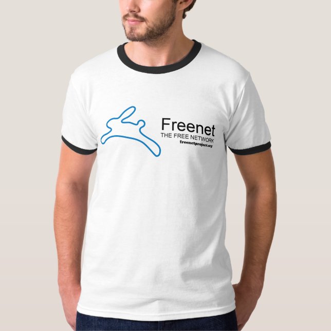 T-shirt Lapin et nom de freenet (Devant)