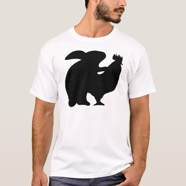 T-shirt Lapin et poulet (Devant)