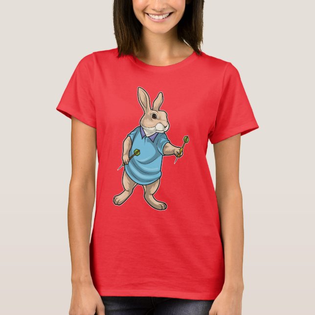 T-shirt Lapin Fléchettes Fléchette (Devant)