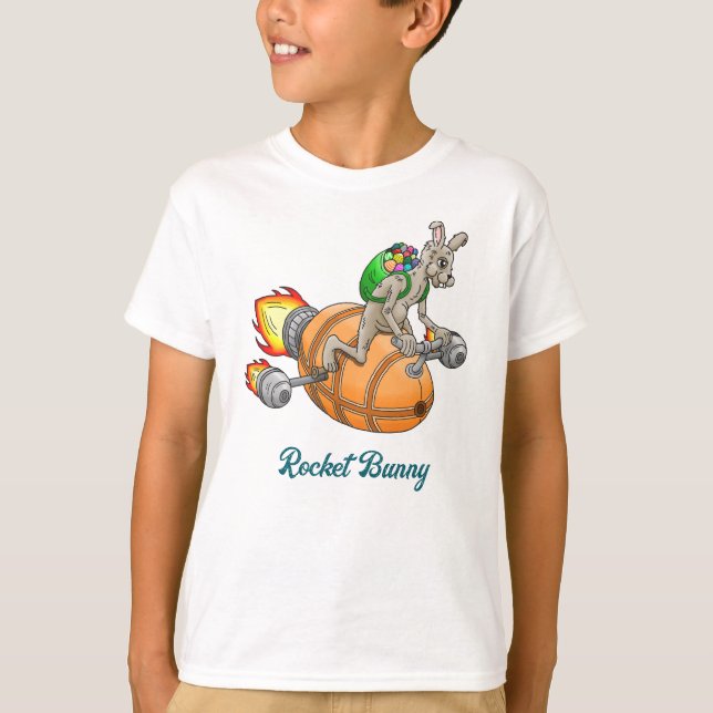 T-shirt Lapin Fusée (Devant)