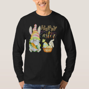 T-shirt Lapin Gnome Rabbit Oeufs Chasse Joyeux Jour de Pâq