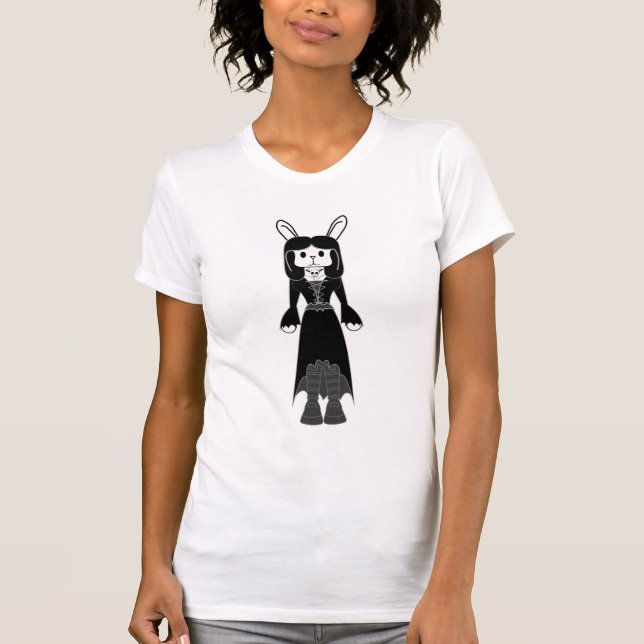 T-shirt Lapin gothique Simone (Devant)