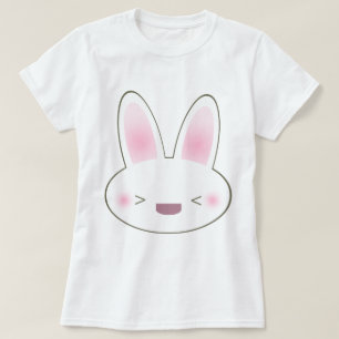 T-SHIRT LAPIN HEUREUX DE KAWAII