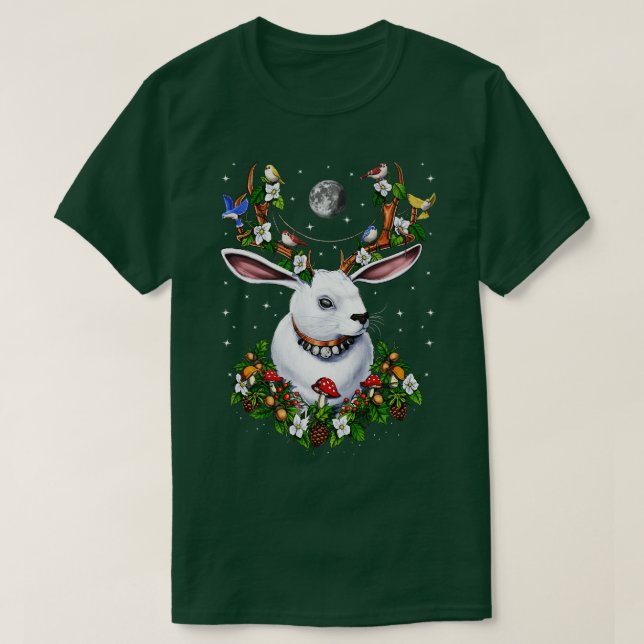 T-shirt Lapin Jackalope 1 (Design devant)