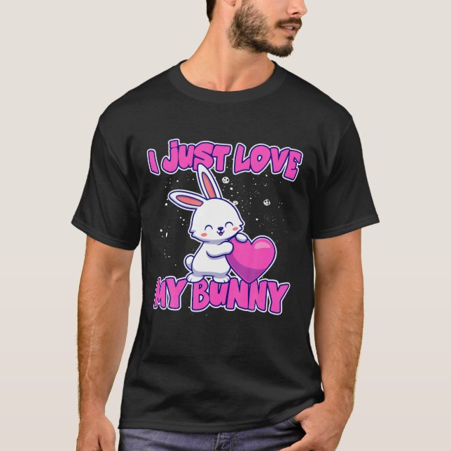 T-shirt Lapin J'Aime Mon Lapin (Devant)