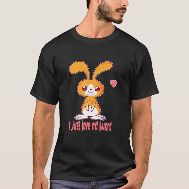T-shirt Lapin J'Aime Mon Lapin (Devant)