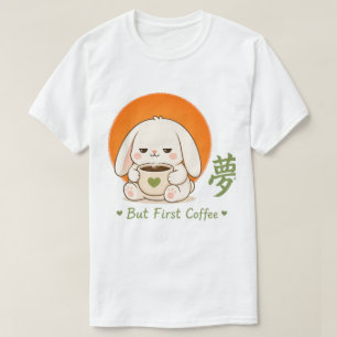 T-shirt lapin kawaii, lapin drôle, illustration de lapin,