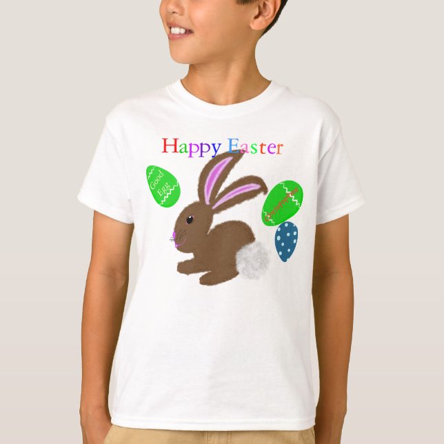 T-shirt Lapin Lapin Bon Oeuf PERSONNALISER (Devant)