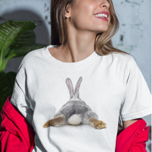 T-shirt Lapin Lapin Butt Tail Cute