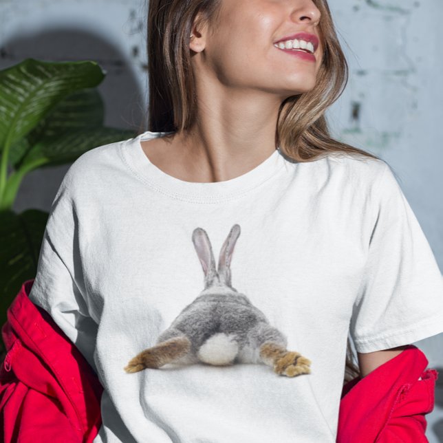 T-shirt Lapin Lapin Butt Tail Cute (Créateur téléchargé)