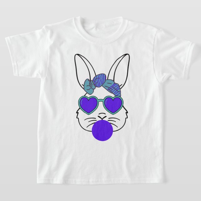 T-shirt lapin lapin de Pâques assez mignon (Poser)