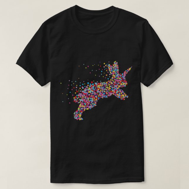T-shirt Lapin Lapin Lapin Karnickel 1 (Design devant)