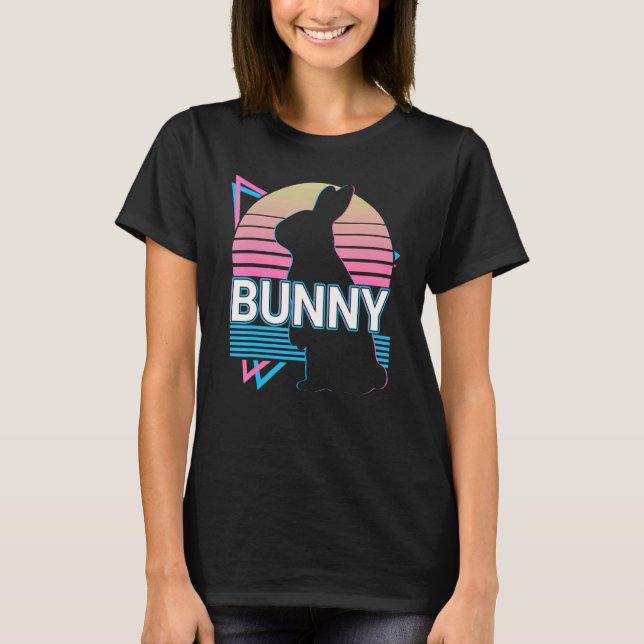 T-shirt Lapin Lapin Rétro (Devant)