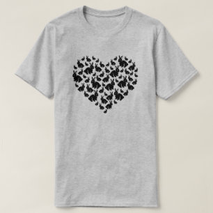 T-shirt Lapin Lover Cute Bunny Coeur forme