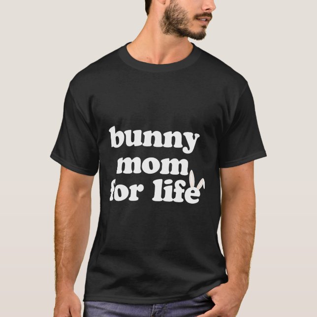 T-shirt Lapin Maman Rabbit Oreilles Costume Halloween Dit (Devant)