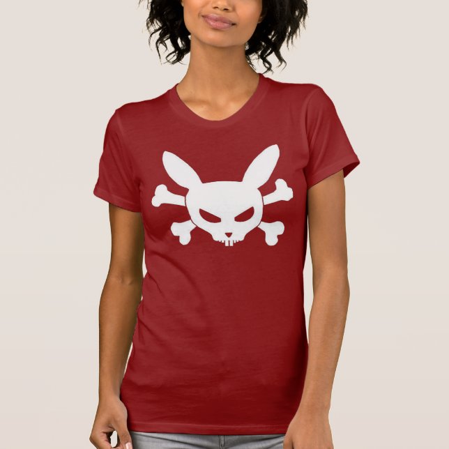 T-shirt Lapin mauvais de crâne (Devant)