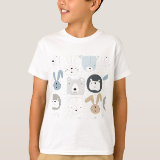 T-shirt Lapin mignon d'enfant en bas âge et de lapin
