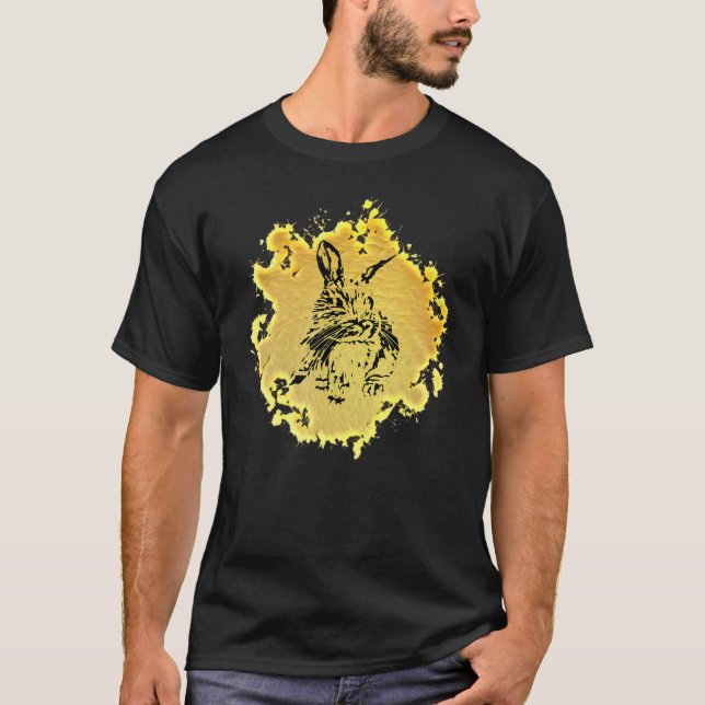 T-shirt Lapin Motif Rabbit 13 (Devant)