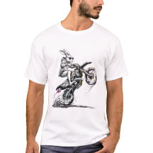 Lapin Motocycliste Pâques Motocross Dirt Bike