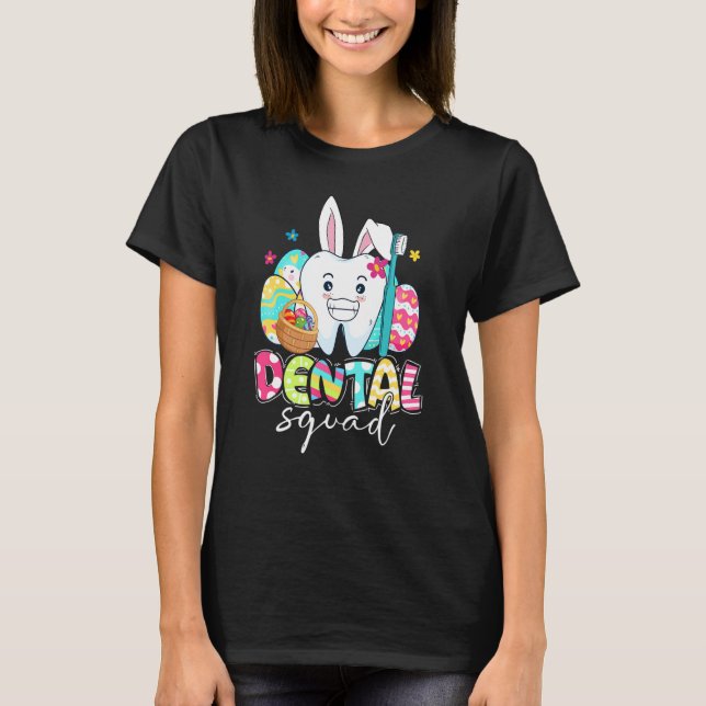 T-shirt Lapin Oreilles Rabbit mignonne Dentelle Squad Joye (Devant)