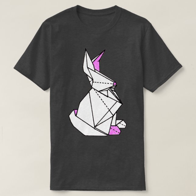 T-shirt Lapin Origami (Design devant)