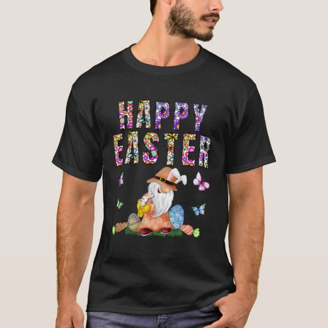 T-shirt Lapin Pâques de printemps pastel chasse oeufs lapi (Devant)