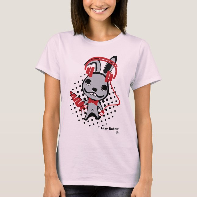 T-shirt Lapin paresseux 2 (Devant)